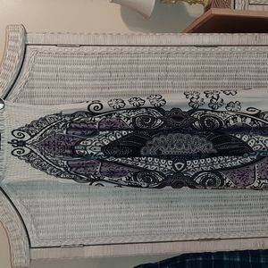 Strapless Boho Style Dress